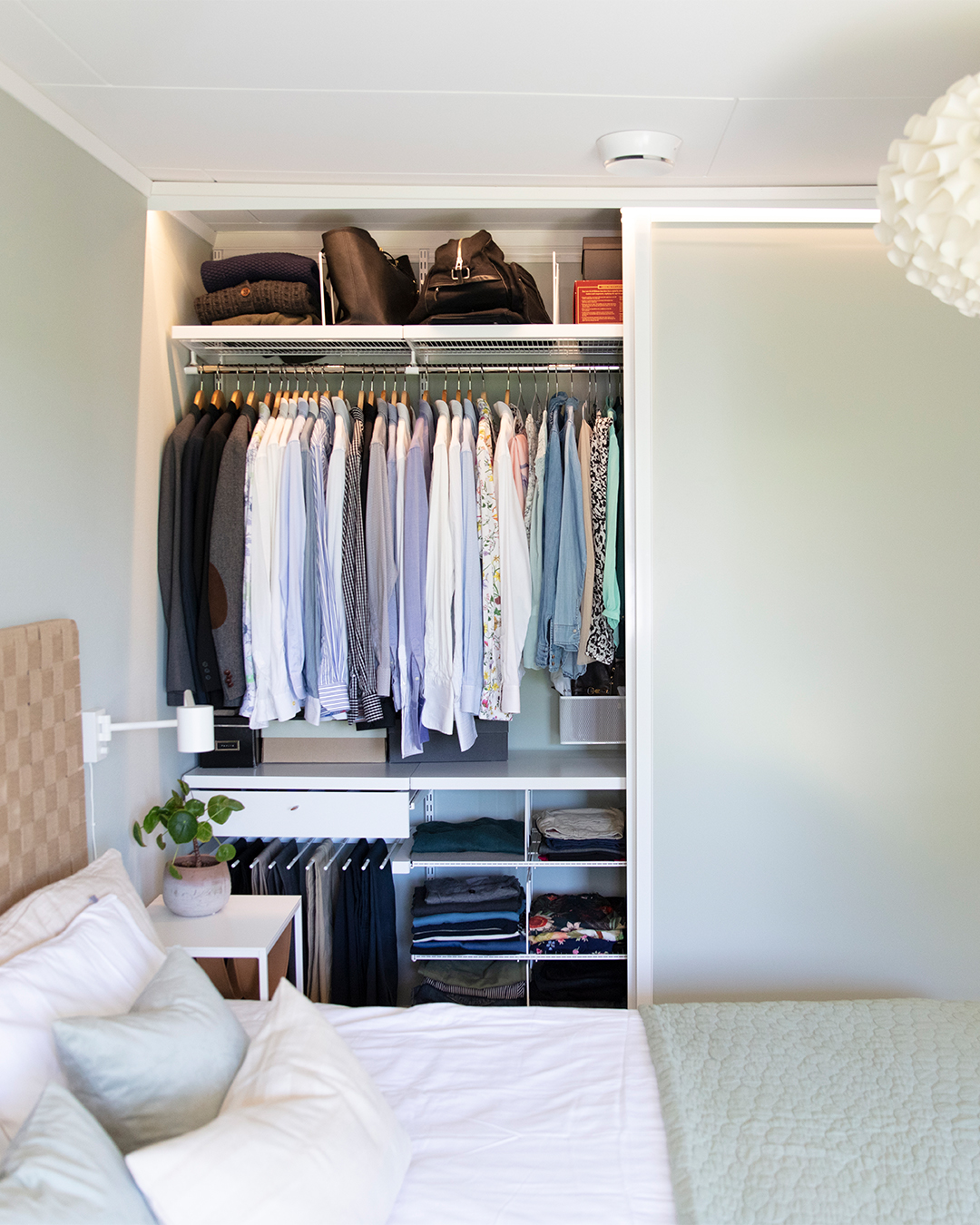 Un beau dressing bien organisé